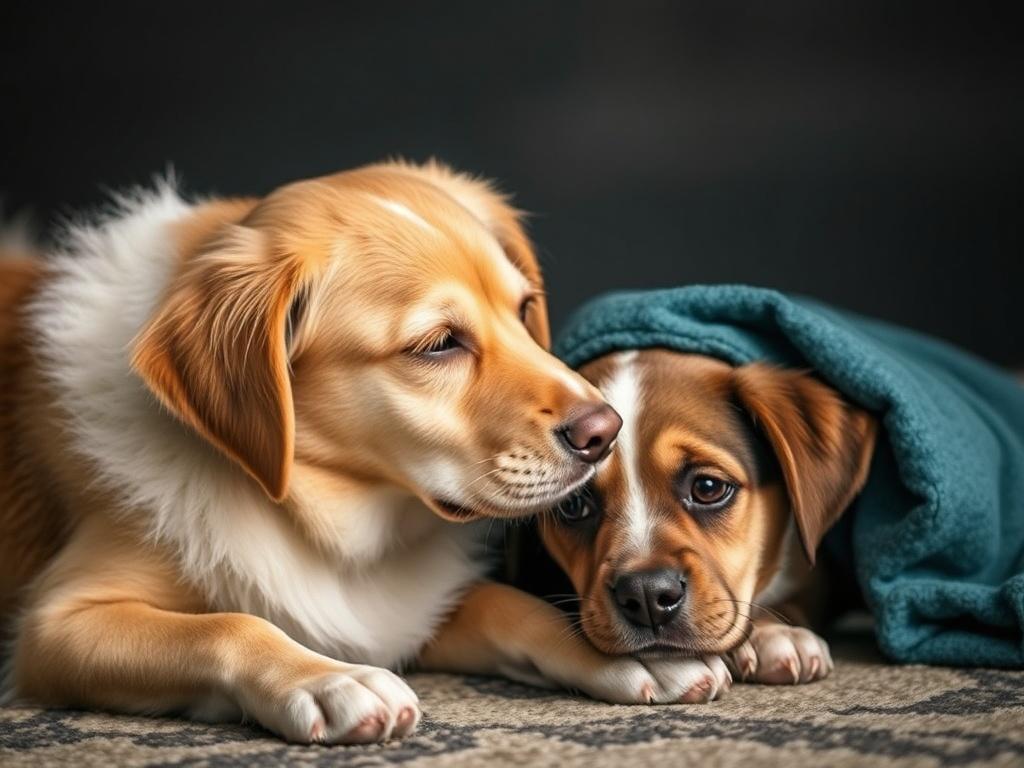     El proceso de duelo: cómo ayudar a otra mascota ante la pérdida de un compañero.. Die Rolle der Menschen: Wie Ihre Emotionen die Ihres Tieres beeinflussen